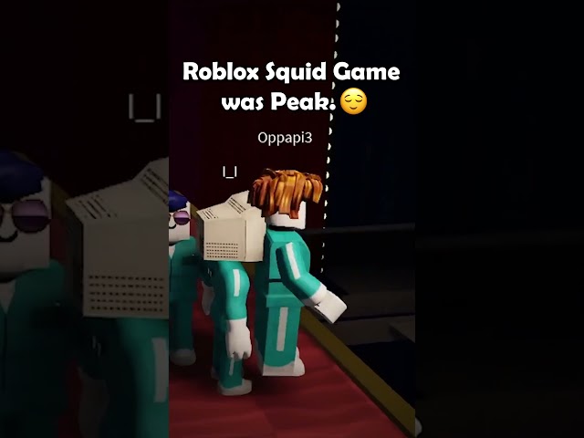 Roblox Squid Game was Peak.. 😌 #roblox #squidgame #squidgame2 #memes #shorts #fyp #viralvideo #funny