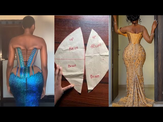 Easy Hip Padding Tutorial | How To Make a Hip And Butt Padded Straight Skirt with Slit. 