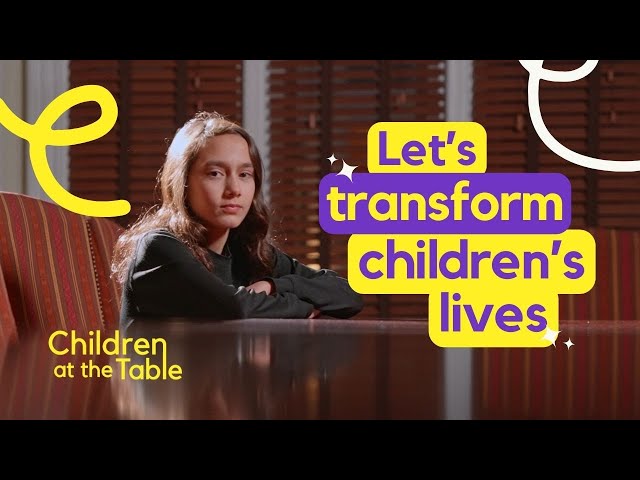 Children at the Table: a children's charities coalition campaign