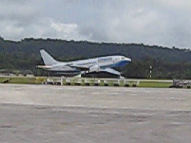 Take Off at Biak Airport - Working in Indonesia at the time.