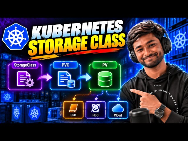 Kubernetes StorageClass Explained | Dynamic Provisioning with Hands-On Demo