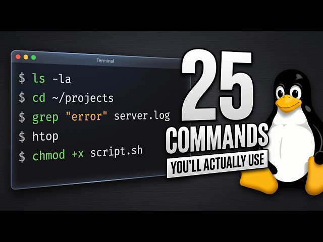 25 Linux Commands You NEED To KNOW