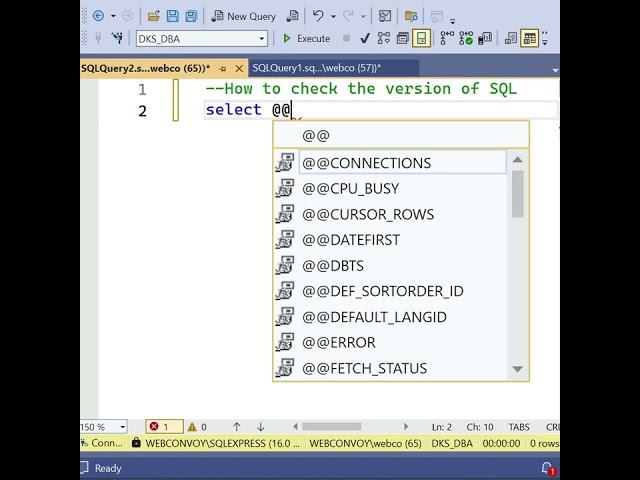 How to Check the Version of SQL Server