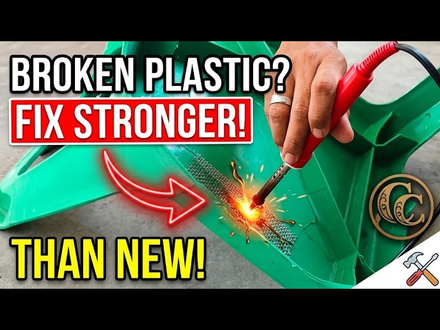 How to Fix a Broken Plastic Chair (Stronger Than New!) 🛠️