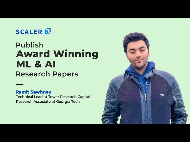 Publish Award Winning Machine Learning and Artificial Intelligence Research Papers in 2026