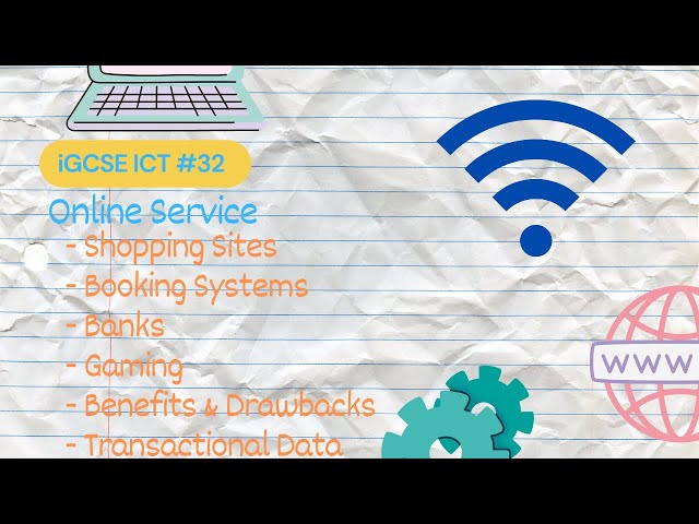 Online Services | iGCSE ICT #32