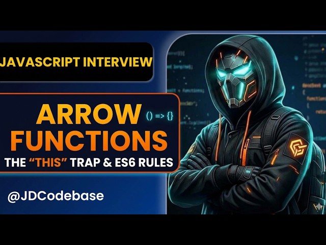 JavaScript Arrow Functions - Interview QA | Syntax • Implicit Return • this • Interview Traps