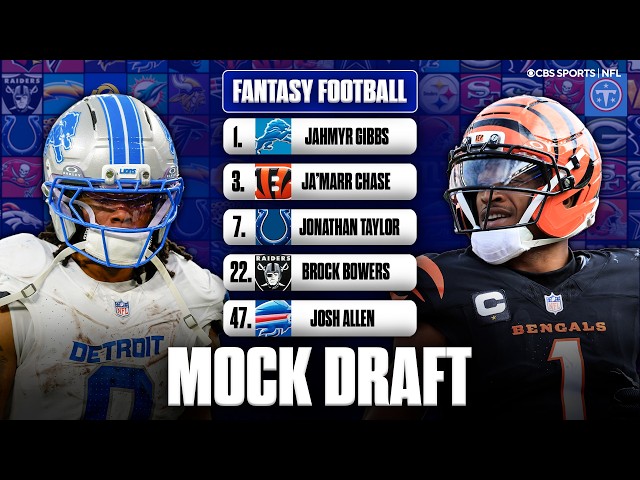 2026 NFL Fantasy Football Mock Draft | Take THESE players & DOMINATE your League! 🏈