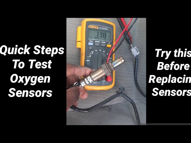 Quick Steps to Test Oxygen Sensor (O2 Sensor)