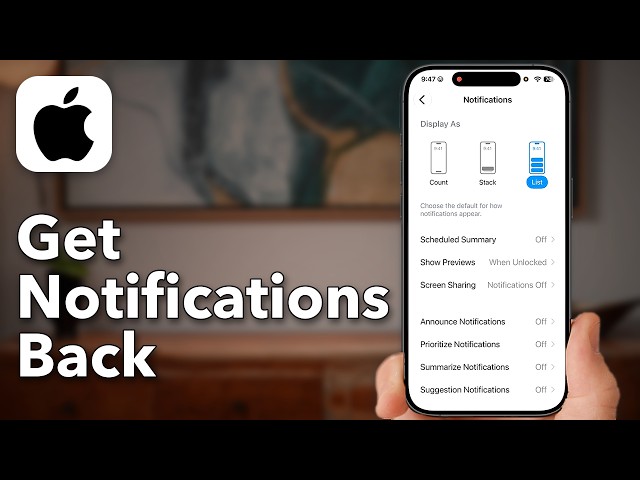 How To Get Notifications Back In iOS 27 (New Way To Access)