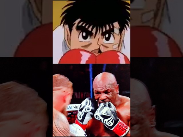 Why was Tyson biting his gloves? Hajime no Ippo explained it 🥊🔥 #tyson