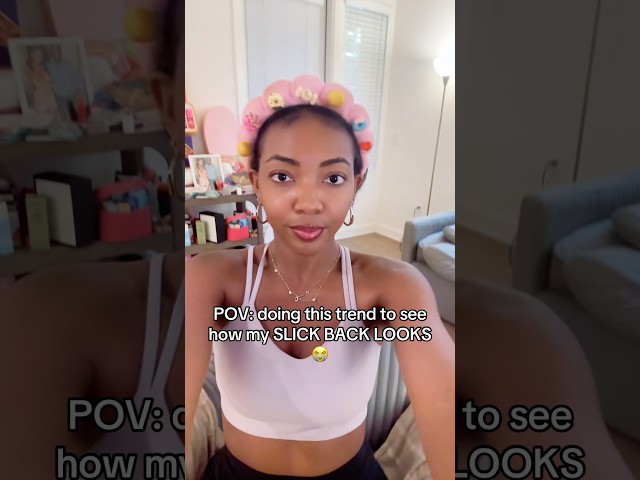 CAN YOU DO THIS TREND?!👀 #bigsisteradvice #freepreppyclip #grwm #skincare #slickback