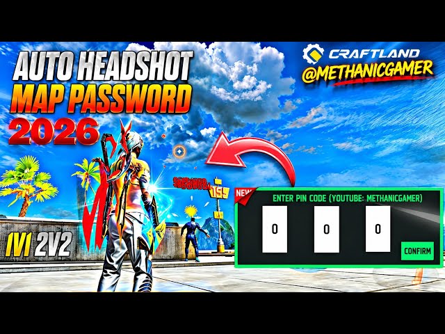 Hn Shri Craftland Code || Craftland Map Code || Free Fire Craftland Map Code || Hn Shri -  Password