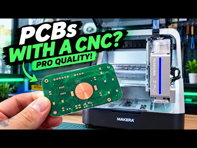 Making professional PCBs on my new Makera Z1 CNC machine