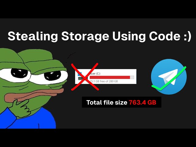 How I Steal Storage Using Code :)