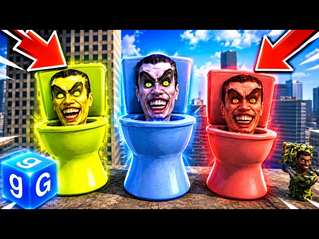 SKIBIDI TOILET vs SPARTAN KICK! (Garry's Mod )