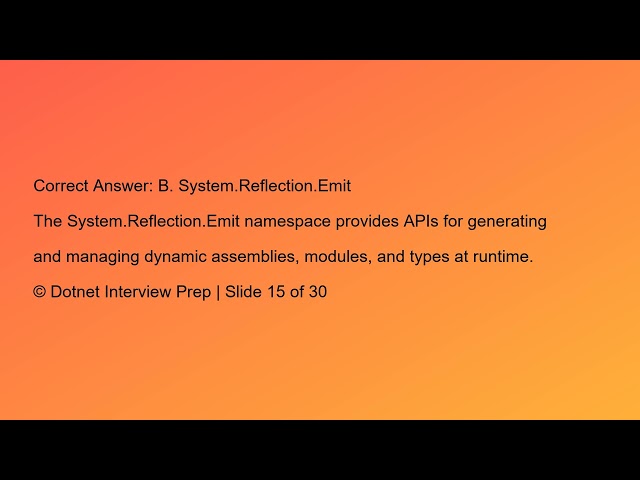 ✅ Advanced .NET Interview Questions & Answers – Part 3 | Master Records, Async Streams, Span T
