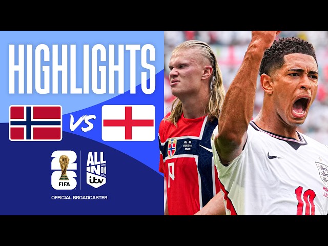 HIGHLIGHTS - Norway v England | Bellingham Shines in Tense Game! | FIFA World Cup 2026