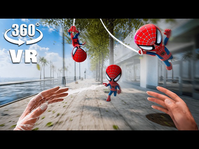 Mini Spider-Men Chase 360° VR — Can YOU Escape?