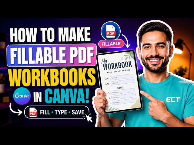 How to Make Fillable PDF Workbooks in Canva Step by Step (FREE Method)