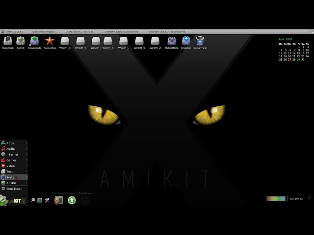 Surprise AMIGA games stream!  AmiKit with sound on the VCS!