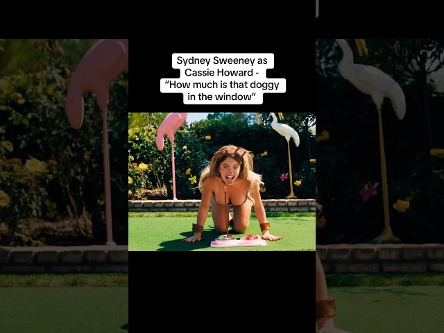 Sydney Sweeney as Cassie in euphoria - How much is that doggie in the window #shorts #shortsfeed