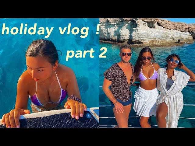 Ayia napa, Cyprus vlog - making friends and watching the sunset on a boat 🌊 blue lagoon