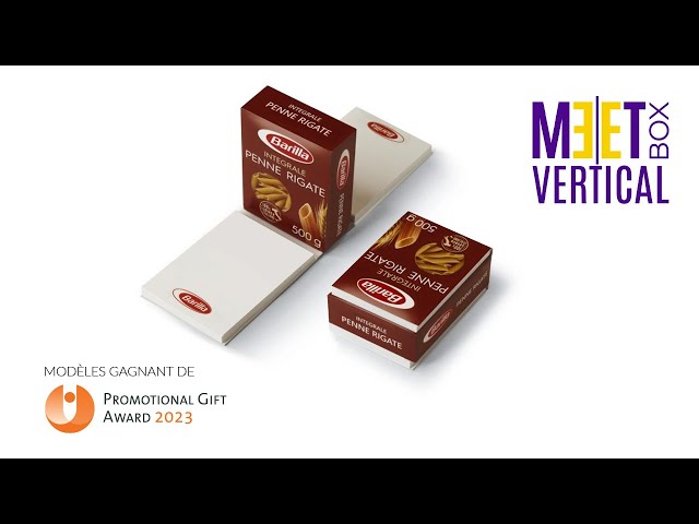 Double post-it Meet Box Vertical (SKU 074) - Production directe Proramillenote