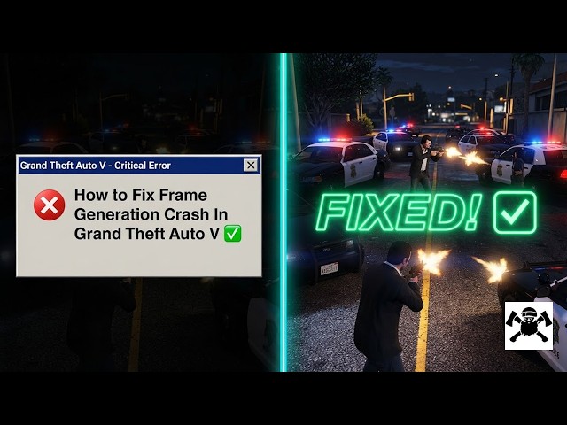 How to Fix Frame Generation Crash In Grand Theft Auto V ✅