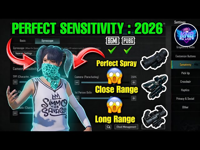 🔥BGMI/PUBG SENSITIVITY SETTINGS 2026 |✅BEST SCOPE SENSITIVITY SETTINGS | NEW UPDATE 4.4 CODE.