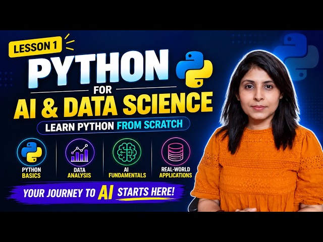 Python for AI & Data Science | Learn Python from Scratch
