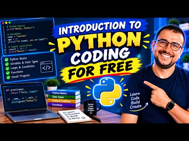 Introduction to Python coding For FREE