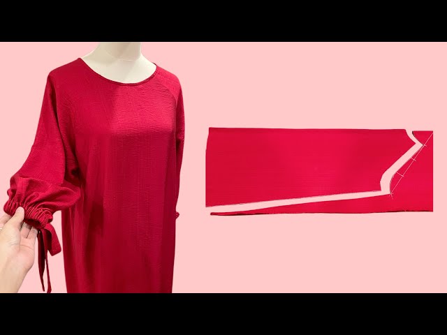 ✅ Sewing blouse or dress this way is easy and beautiful