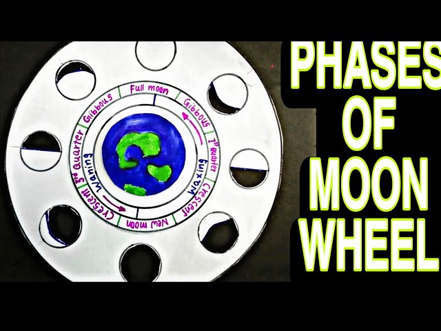 Phases Of Moon model/best science projects: educational videos..how to make phases of moon model