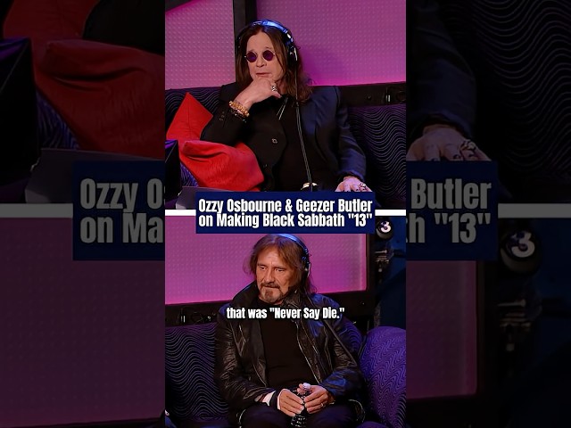 Ozzy Osbourne & Geezer Butler on Black Sabbath “13” (2013)