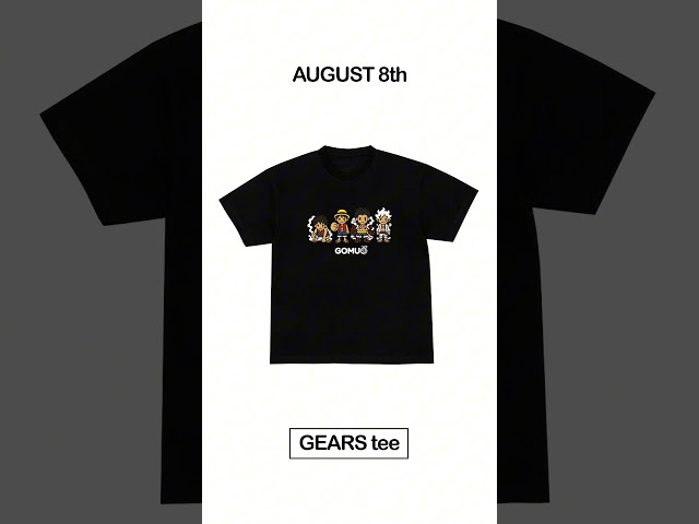The Ultimate Gears Tee is COMING SOON! #luffy #onepiece #streetwear #anime