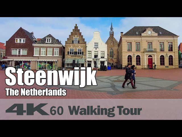 Walking Historic Fortified City Steenwijk ⛅ | Netherlands | 4K60 Walking Tour | 3D Binaural Audio