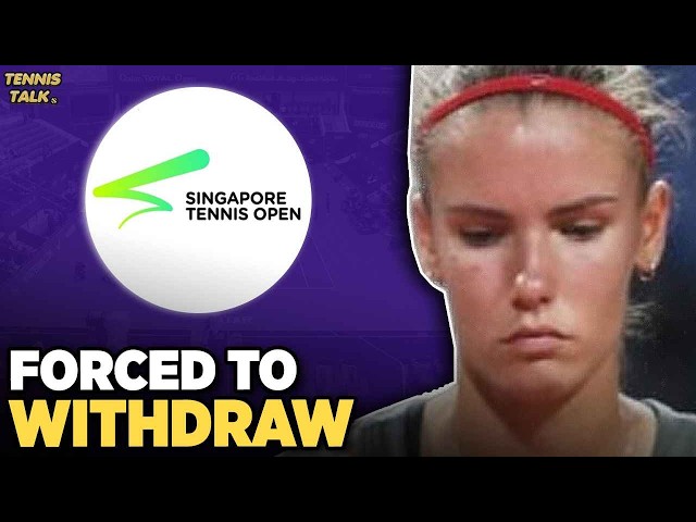 Prozorova Forced to Withdraw from WTA Singapore 2026 | Tennis News