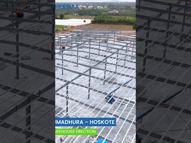 How Do You Build a 198.7m-Long Warehouse? | Bheemaa Infra