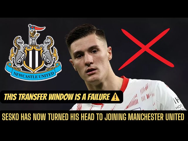Newcastle United SET TO LOSE OUT ON Benjamin Sesko after €85m Manchester United bid !!!!