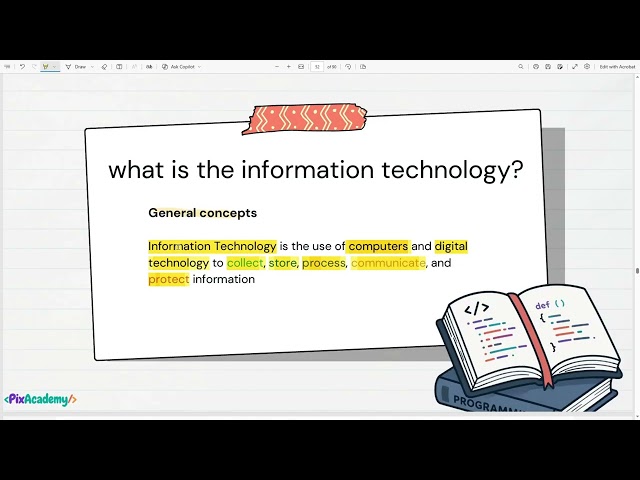 شرح Development of IT  & Social Transformation | الحصة الاولي برمجه لغات تانية بكالوريا 2027