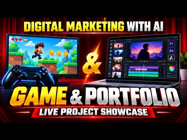 🎮 GAME & PORTFOLIO SHOWCASE 🔥 | Digital Marketing with AI | LIVE Student Projects