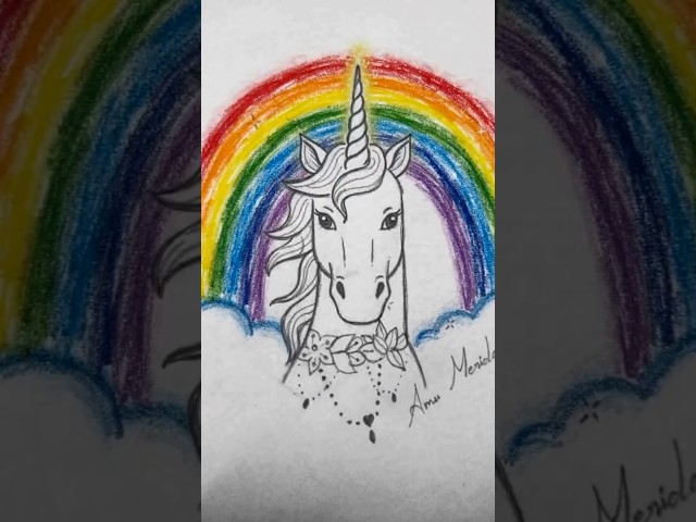 🦄Unicorn#My#Drawing#in#Ai#Form🦄