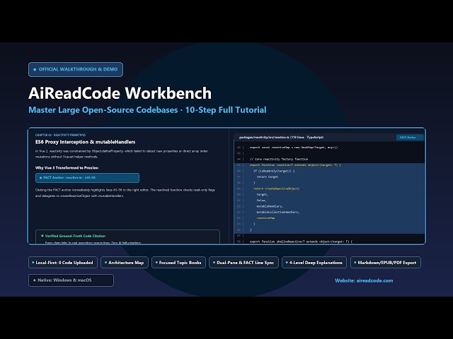 Stop Getting Lost in 100k Lines of Code: Read Open Source Like a Book (AiReadCode Demo)