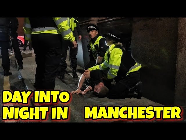 Manchester the city that never sleeps Police was active day through to night 