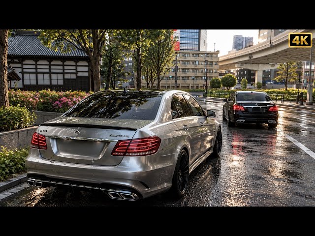 Mercedes E63 AMGs in Tokyo 🔥 Ultimate German Street Drive | Thrustmaster T598 | FH6 4K