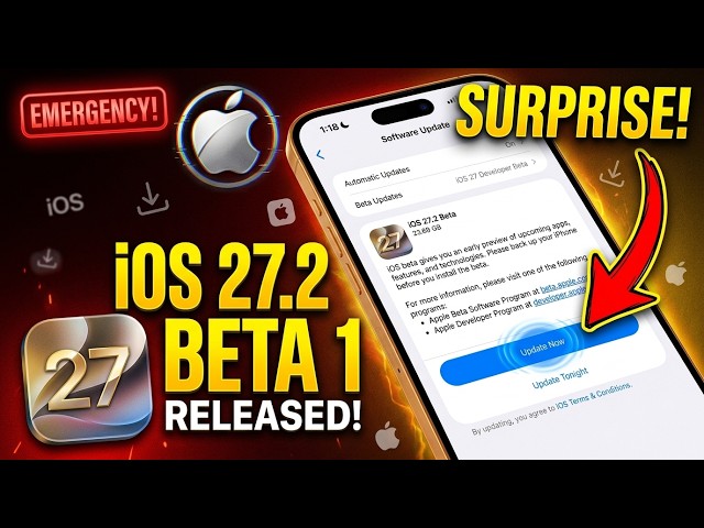iOS 27.2 Beta 1 JUST DROPPED?! 😱 Apple SKIPPED iOS 27.1! Here's Why AND What's NEW!