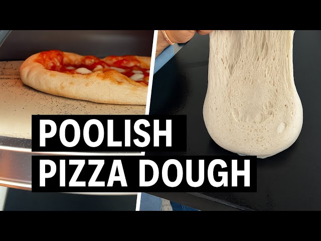 Double-Fermented Pizza Dough Explained - Poolish Method - Puffy, Crunchy Pizza Dough Every Time!