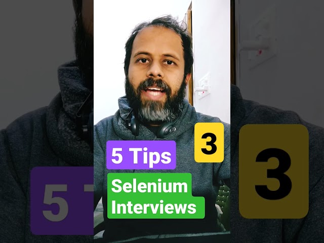 Never Miss 5 Tips for Selenium interviews #AskRaghav