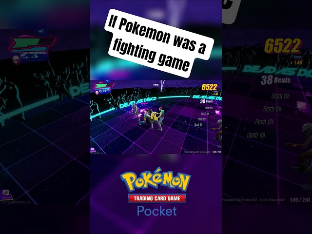 if Pokemon TCG Pocket was a fighting game #pokemontcgpocket #deadasdisco #shorts